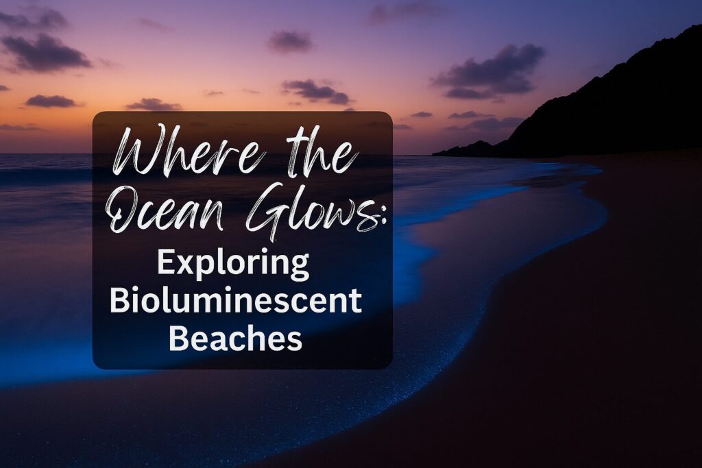 Where the Ocean Glows: Exploring Bioluminescent Beaches