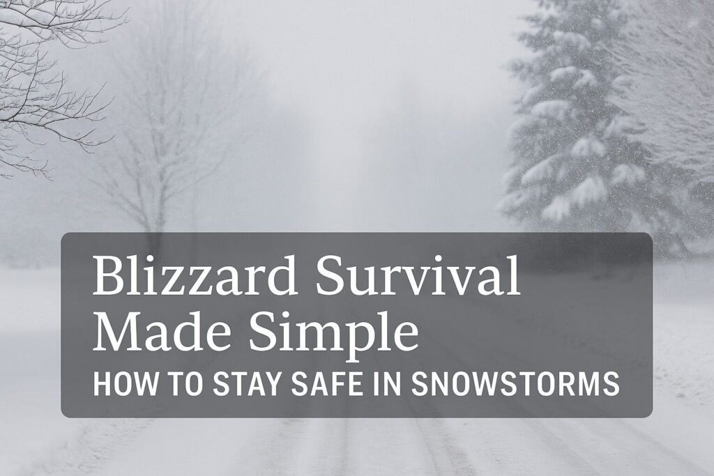 Blizzard Survival Made Simple: How to Stay Safe in Snowstorms