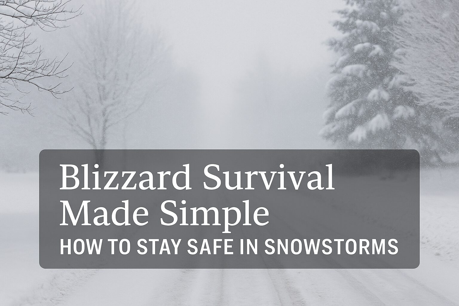 Blizzard Survival
